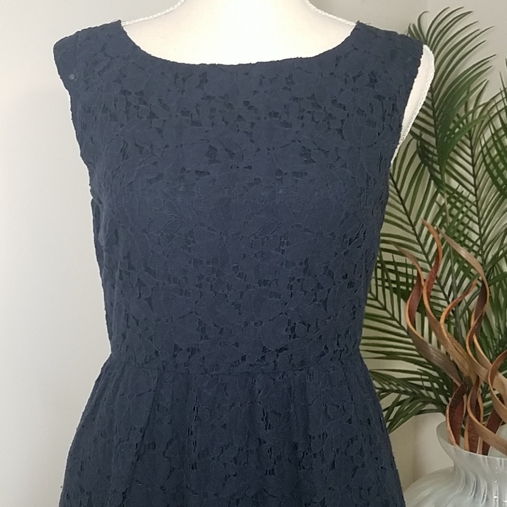 J. CREW navy blue dress Sz 2